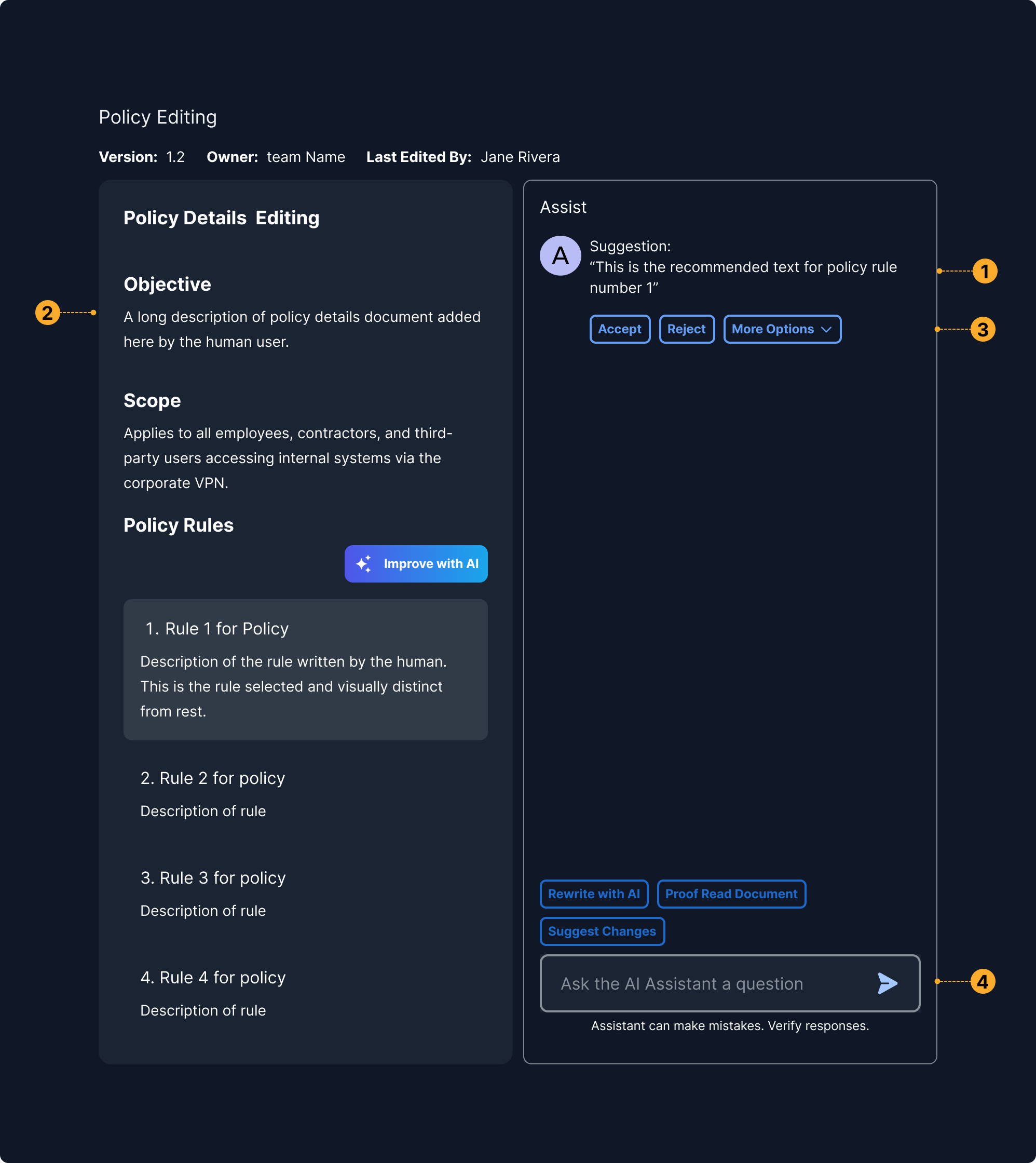 Co-editing interfaces